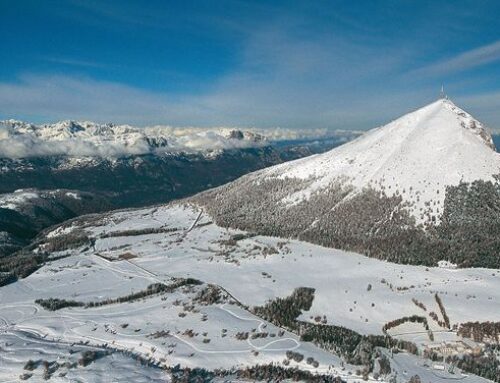 Fiocchi di neve biancorossi sul Monte Bondone!