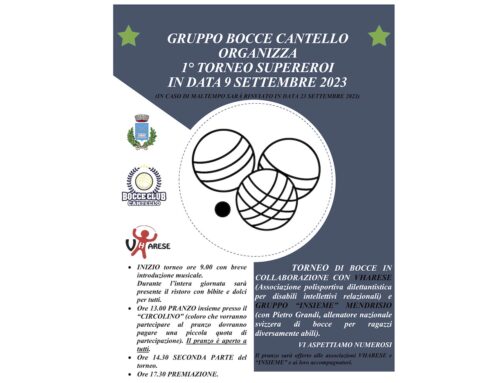Ciao vacanze. Settore bocce riparte da Cantello!