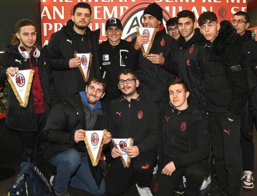 Vharese calcio ospite a Casa Milan. Emozione infinita!