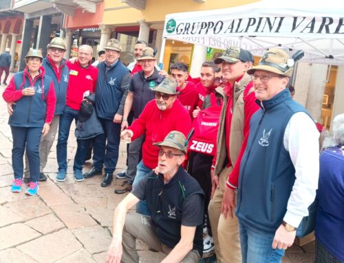 Al Gruppo Alpini Varese con stima gratitudine e amicizia