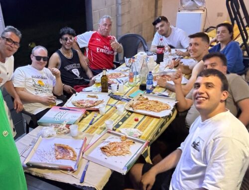 Vharese calcio a casa Malva: “Pizza per tutti, bravi tutti!”